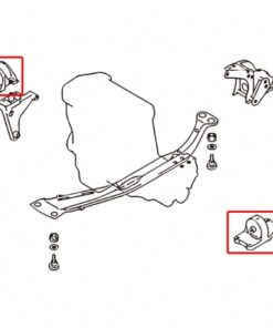 Alternative view of Hardrace 6215 Reinforced Engine Mount Nissan Primera