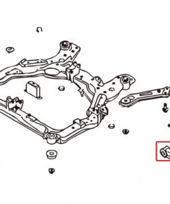 Alternative view of Hardrace 7947 Front Lower Arm Bush - Front Nissan Murano, Teana