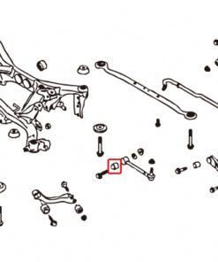 Alternative view of Hardrace 7754 Rear Toe Arm Bushing Subaru