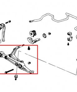 Alternative view of Hardrace Honda Civic 6th  1996-2000   EK3/4/5/9. EJ6/7/8/9. EM1 Front Lower Control Arm Honda Civic