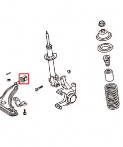Alternative view of Hardrace 6429 Front Lower Arm Bushing Nissan March
