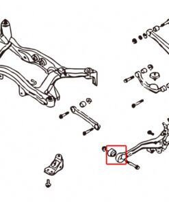 Alternative view of Hardrace 6841 Rear Trailing Arm Bushing Subaru Legacy/outback