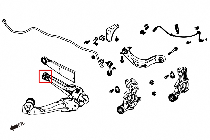 Hardrace Rear Lower Arm Bushings - Honda (6594-FD) - Image 2