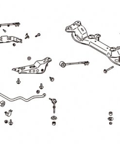 Alternative view of Hardrace 6735 Front Lower Control Arm Bushing Nissan 240SX, Skyline, Z-series