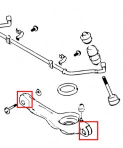 Alternative view of Hardrace 6631 Rear Lower Arm Bushing Ford, Mazda, Volvo