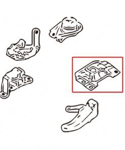 Alternative view of Hardrace 7524 Left Engine Mount Mazda 3, 5