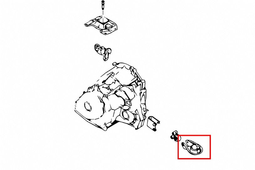 Hardrace 6707 Harden Transmission Mount Mazda 5 / PREMACY, 3 / Axela, Ford Focus - Image 2