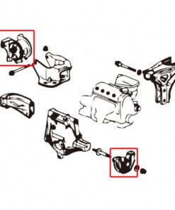 Alternative view of Hardrace Harden Engine Mount - Honda Civic EK