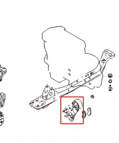 Alternative view of Hardrace 5839 Reinforced Engine Mount Nissan March
