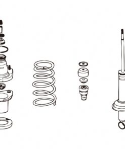 Alternative view of Hardrace Honda Civic 7th  2001-2006   EM2. ES1. EP1/2/3/4. EU Rear Shock Absorber Bushing Honda Civic