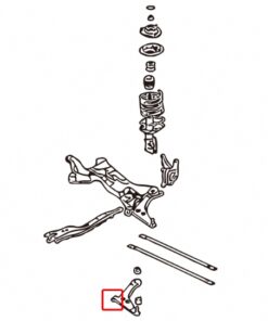 Alternative view of Hardrace 7256 Front Lower Arm Bushing Mitsubishi Lancer evolution