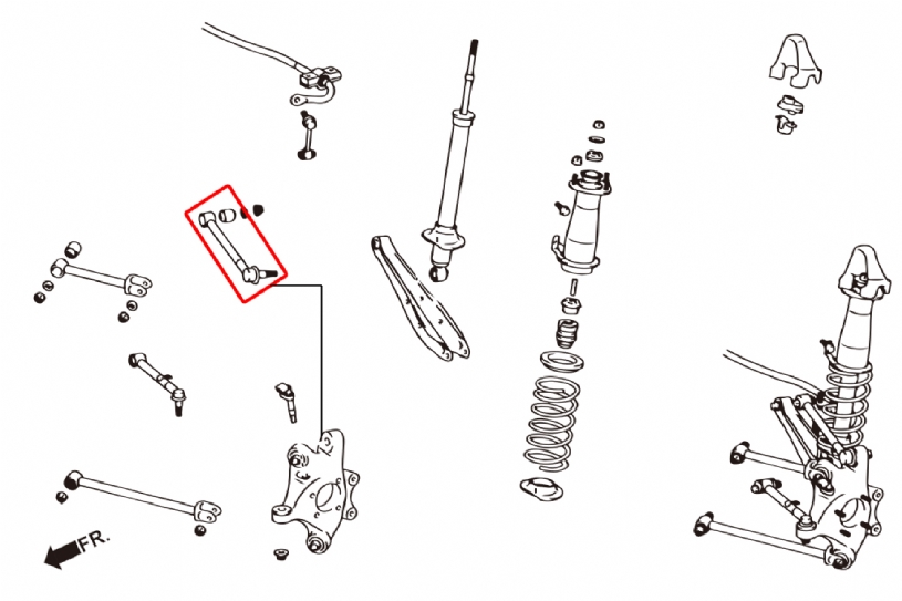 Hardrace 6712 Rear Upper Camber Kit Lexus, Toyota - Image 4
