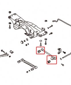 Alternative view of Hardrace 7241 Rear Rear Lateral Arm Bushing Subaru Forester, Impreza, Legacy/outback