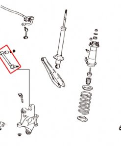 Alternative view of Hardrace Rear Camber Kit Lexus  Toyota