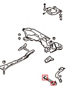 Alternative view of Hardrace 7637 Front Lower Arm Bushing Mitsubishi Eclipse, Galant