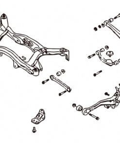 Alternative view of Hardrace 7243 Rear Knuckle Bushing Subaru Legacy/outback