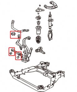 Alternative view of Hardrace 6208 Front Lower Arm Bushing Mazda 6