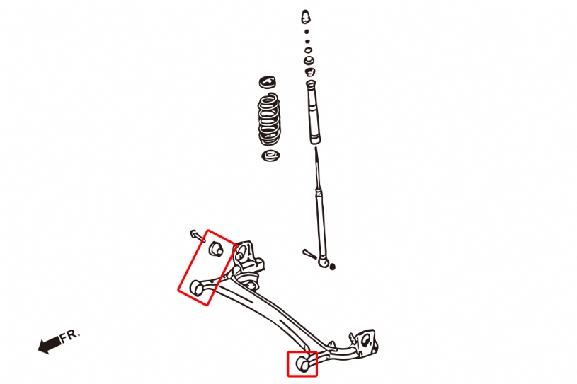 Hardrace 7255 Rear Frame Bushing Toyota Yaris - Image 2