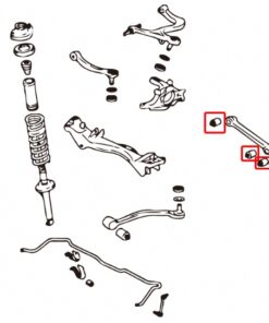 Alternative view of Hardrace 6678 Rear Lower Arm Bush Mitsubishi Lancer evolution
