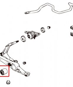 Alternative view of Hardrace Honda Civic 5th  1992-1996  EG. EH. EJ1/2
Honda Integra DC2 1994-2001 Front Lower Arm Bushing Honda Civic. Crx. Integra