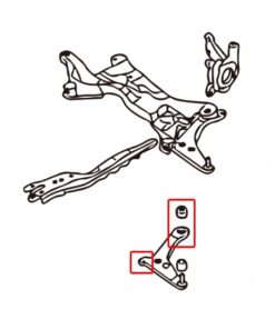 Alternative view of Hardrace 6299 Front Lower Arm Bushing Mitsubishi