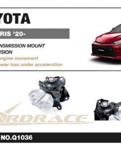 Alternative view of Hardrace Left Side Transmission Mount Toyota Yaris / vitz
