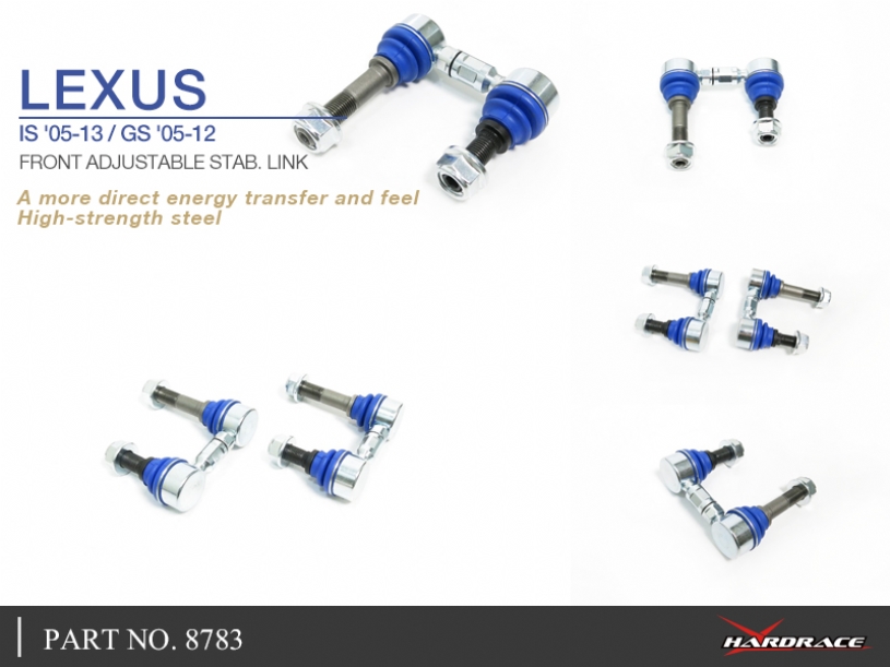 Hardrace Front Adjustable Stab. Link Lexus GS IS - Image 5