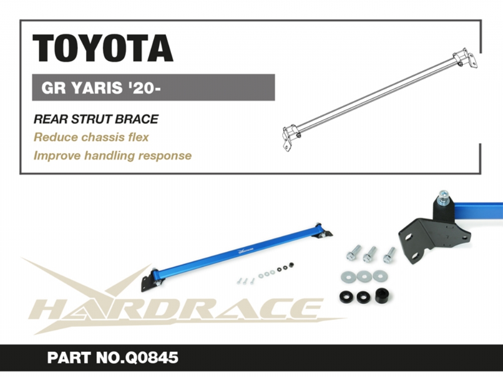 Hardrace Rear Strut Brace Toyota Yaris / vitz - Image 2