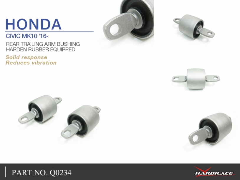 Hardrace Honda Civic 10th FC/FK 2016-2021
Honda Civic 10th TYPE-R FK8 2017-2022 Rear Trailing Arm Bushing