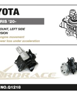 Alternative view of Hardrace Left Side Transmission Mount Toyota Yaris / vitz