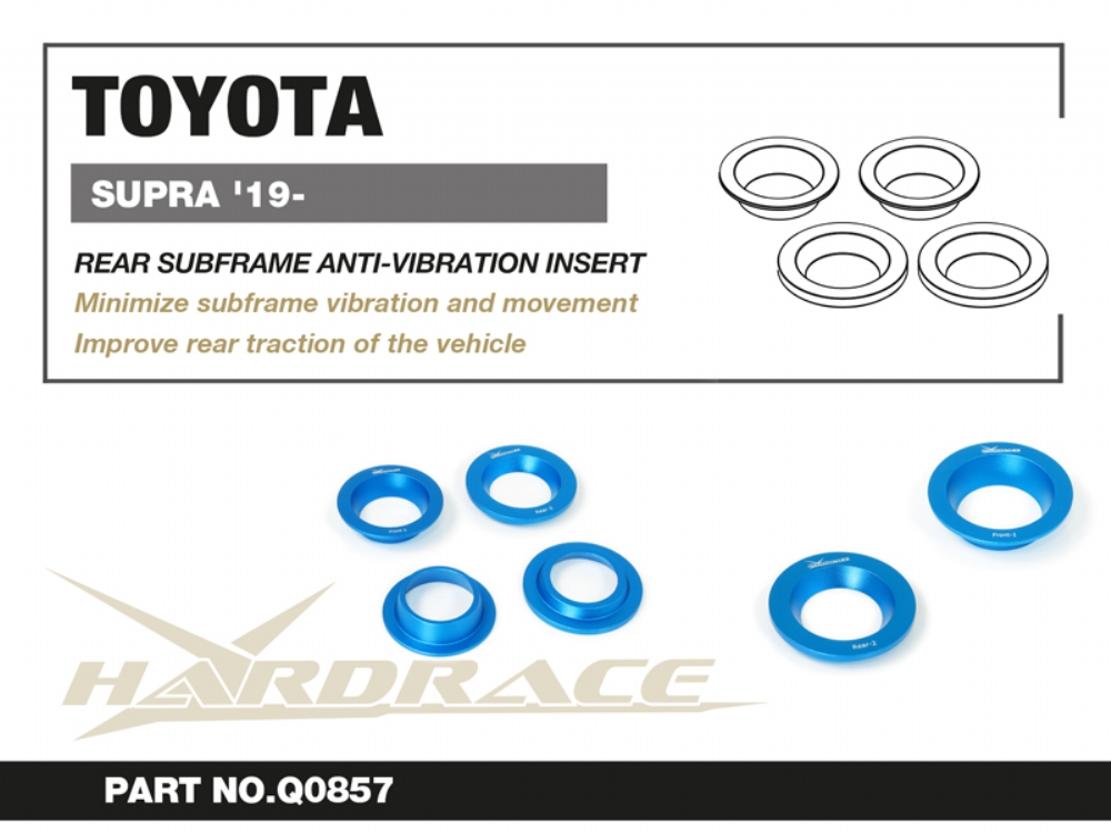Hardrace Rear Subframe Anti-vibration Insert Toyota Supra - Image 2