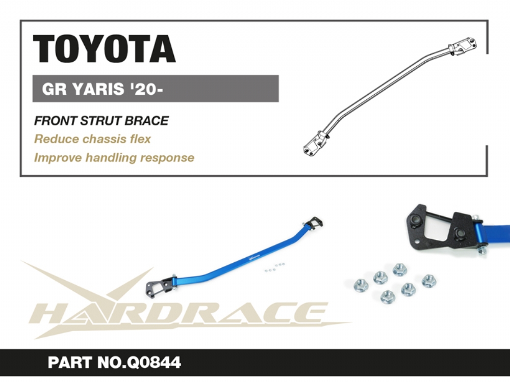 Hardrace Front Strut Brace Toyota Yaris / vitz - Image 2