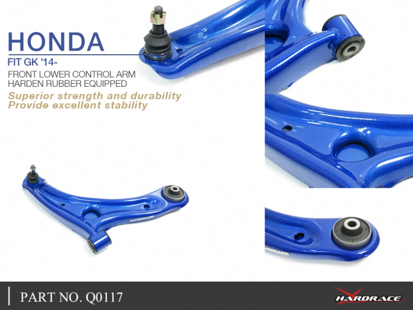 Hardrace Honda Fit / jazz 3rd 2013-2020
Honda CITY 6th GM6 2014-2020 Front Lower Control Arm Honda City. Fit