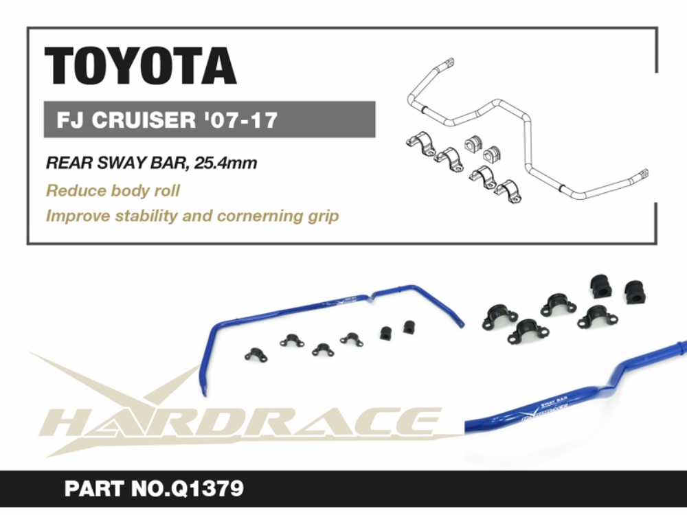 Hardrace Rear Sway Bar Toyota Fj cruiser - Image 2
