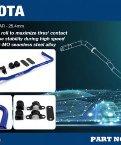 Alternative view of Hardrace Rear Sway Bar Toyota RAV4