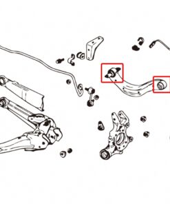 Hardrace Honda Civic 8th  2006-2012   FD
Honda Civic 9th  2012-2015  FG. FB Rear Upper Arm Bushing Honda Civic
