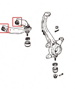 Hardrace Honda Accord 6th 1997-2002  CF/CH/CL1/2/3  (JP-SEPC) Front Upper Arm Bush Honda Accord