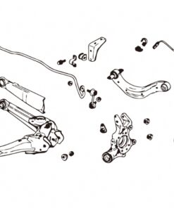 Hardrace Honda Civic 8th  2006-2012   FD
Honda Civic 9th  2012-2015  FG. FB
Honda Stream 2nd RN6-9  2007-2014 Rear Trailing Arm Bushing Honda Civic. Stream