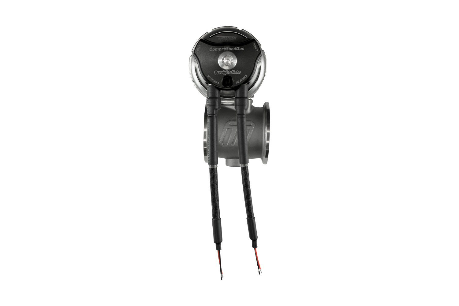 Turbosmart PSG50CG Pneumatic StraightGate50 Compressed Gas (Solenoid) 7psi Black - Image 2