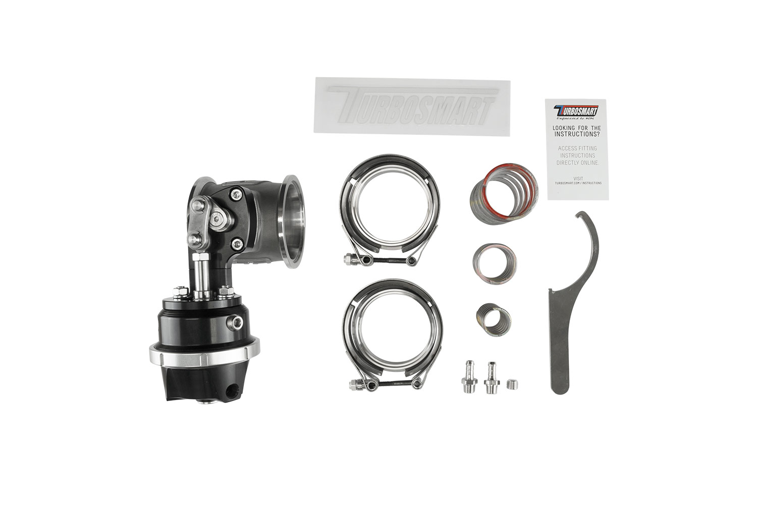 Turbosmart PSG50CG Pneumatic StraightGate50 Compressed Gas 7psi Black - Image 6