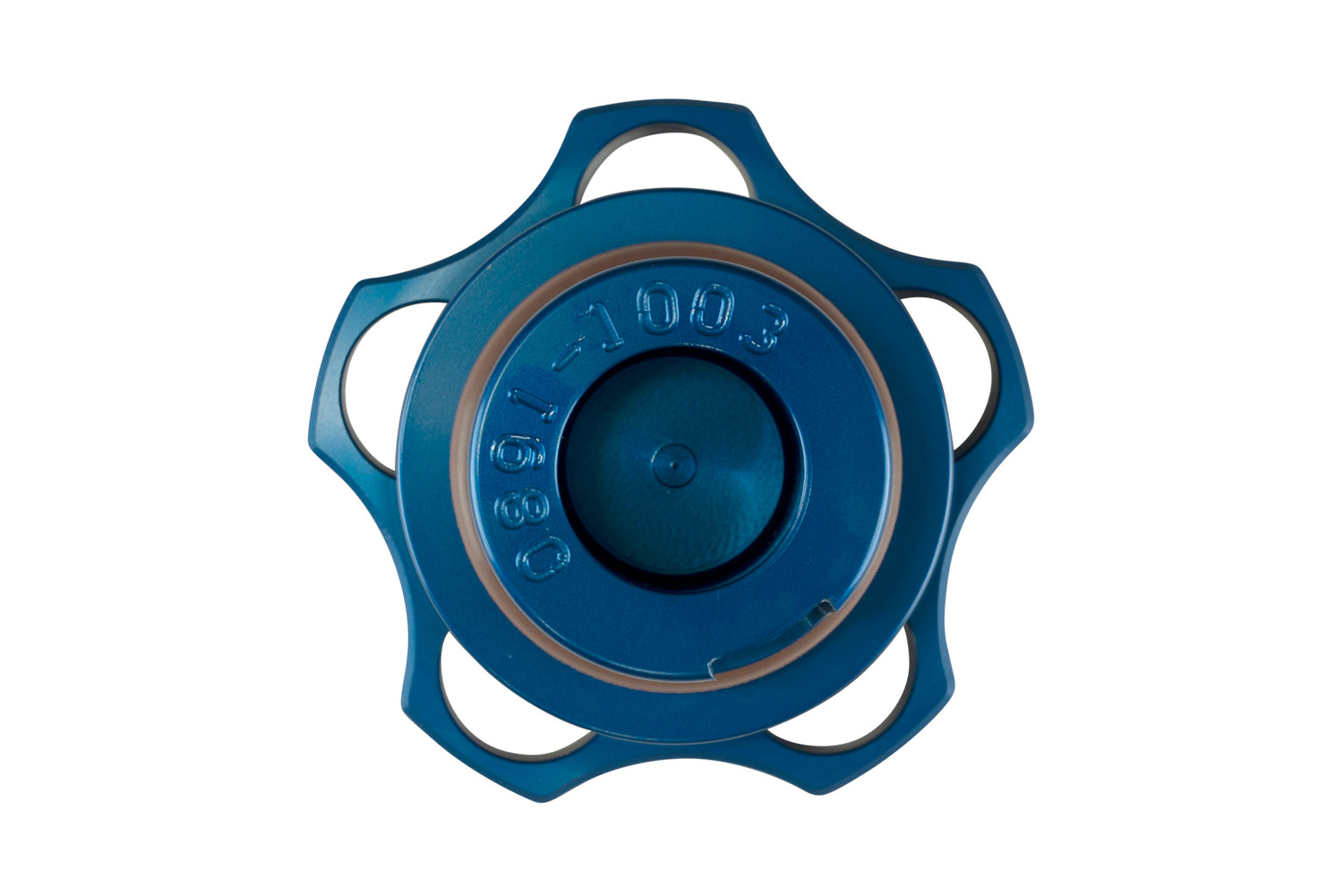 Turbosmart Oil Cap - Notch - LS - Blue - Image 3