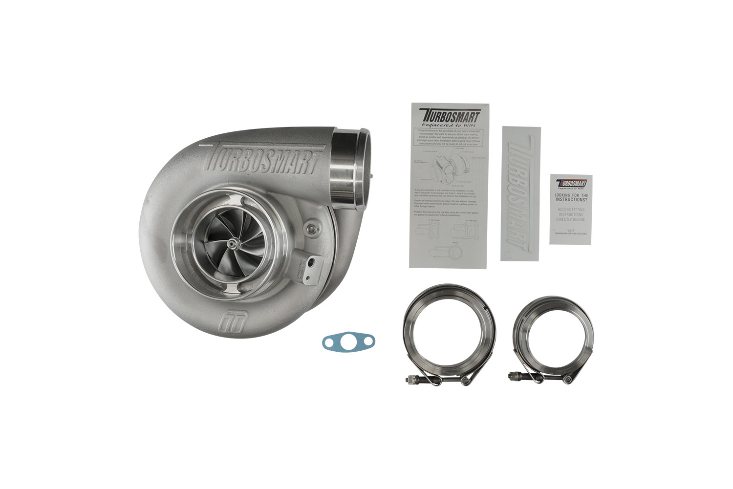 Turbosmart TS-1 Turbocharger 6870 V-Band 0.96AR Externally Wastegated - Image 6