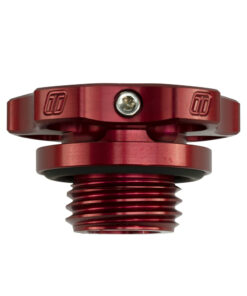 Alternative view of Turbosmart Oil Cap - M32x3.5 - Nissan - Red