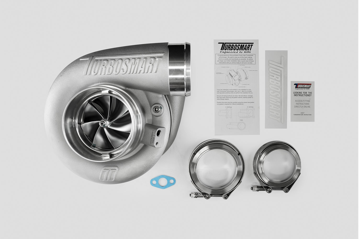 Turbosmart TS-1 Turbocharger 8280 V-Band 0.96AR Externally Wastegated - Image 6