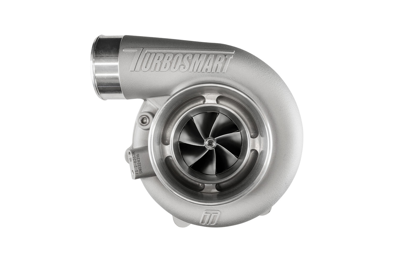 Turbosmart TS-2 Turbocharger (Water Cooled) 6262 V-Band Reverse Rotation 0.82AR Externally Wastegated - Image 2