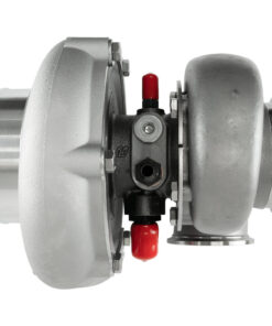 Alternative view of Turbosmart TS-2 Turbocharger (Water Cooled) 6870 (Kompact) V-Band 0.96AR Externally Wastegated