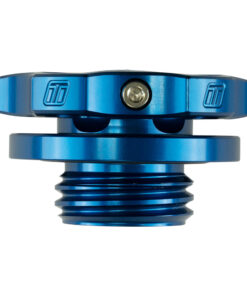 Alternative view of Turbosmart Oil Cap - M35x4 -Ford/Mazda - Blue