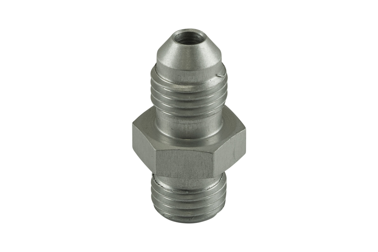 Turbosmart Fitting -4 AN Flare to -4 AN ORB Male Straight Silver