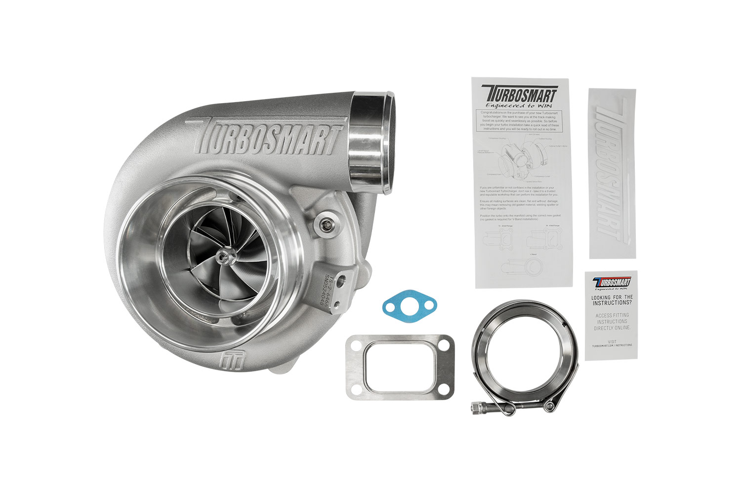 Turbosmart TS-2 Turbocharger (Water Cooled) 6466 T3 0.82AR Externally Wastegated - Image 6
