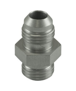 Turbosmart Fitting -6 AN Flare to -6 AN ORB Male Straight - Silver